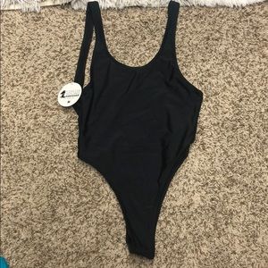 Black one Piece bathing suit
